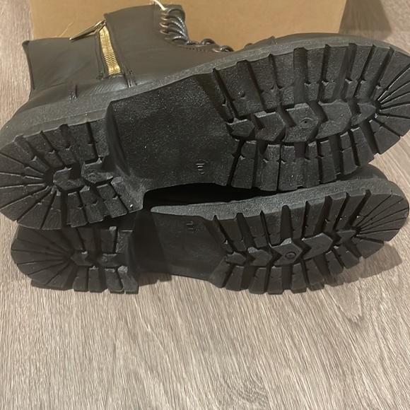 Seven7 Mr. Zipper Combat Boots in Black - Picture 6 of 6